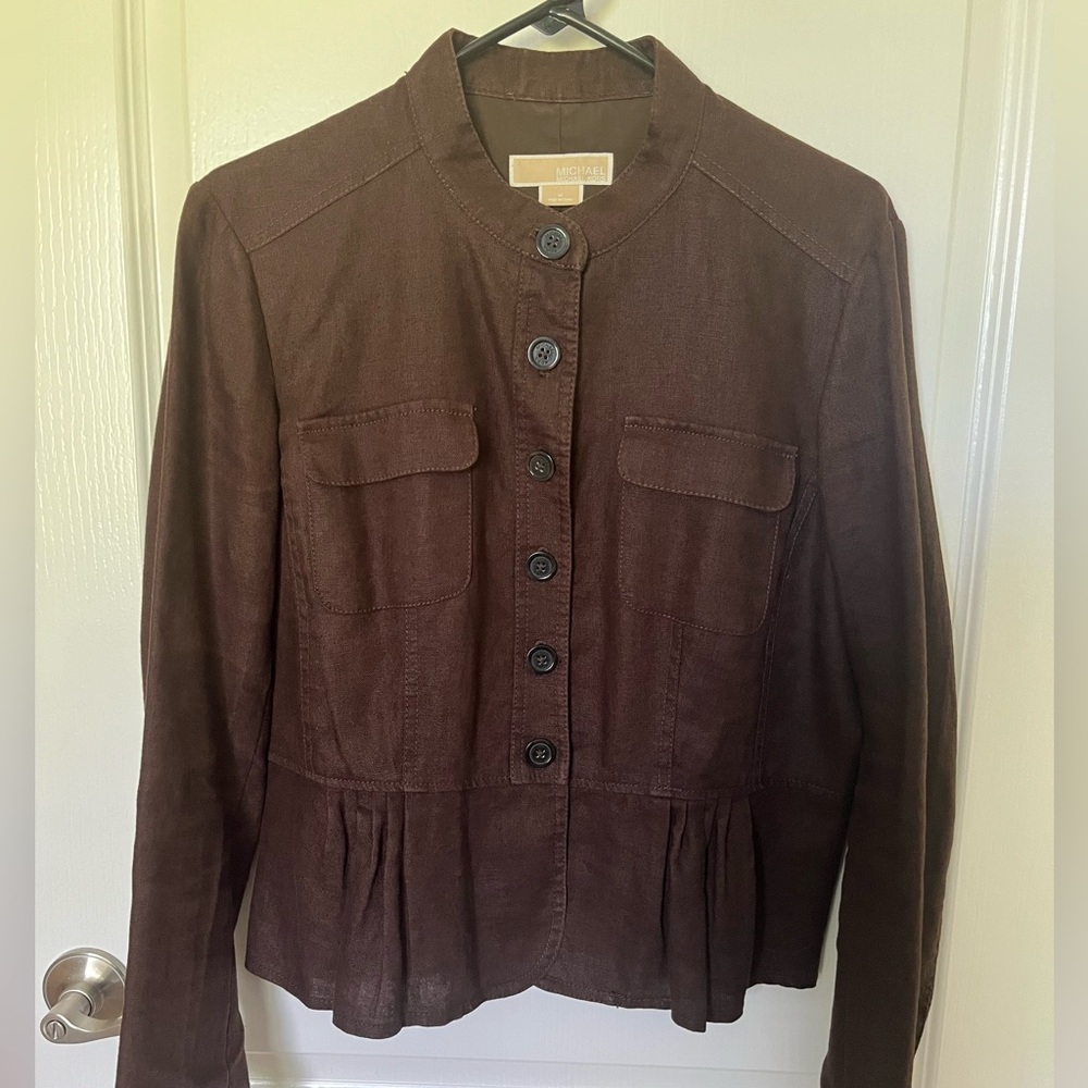 Michael Kors Chocolate Brown Jacket